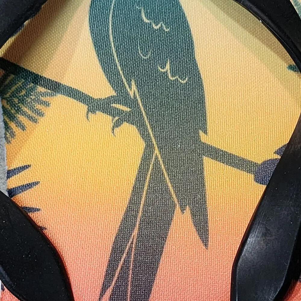 Margaritaville Island Reserve Karisma Parrot Flip Flops Men's 11 Women's 13 New